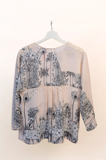 Blusa Carlotta Flora Silk